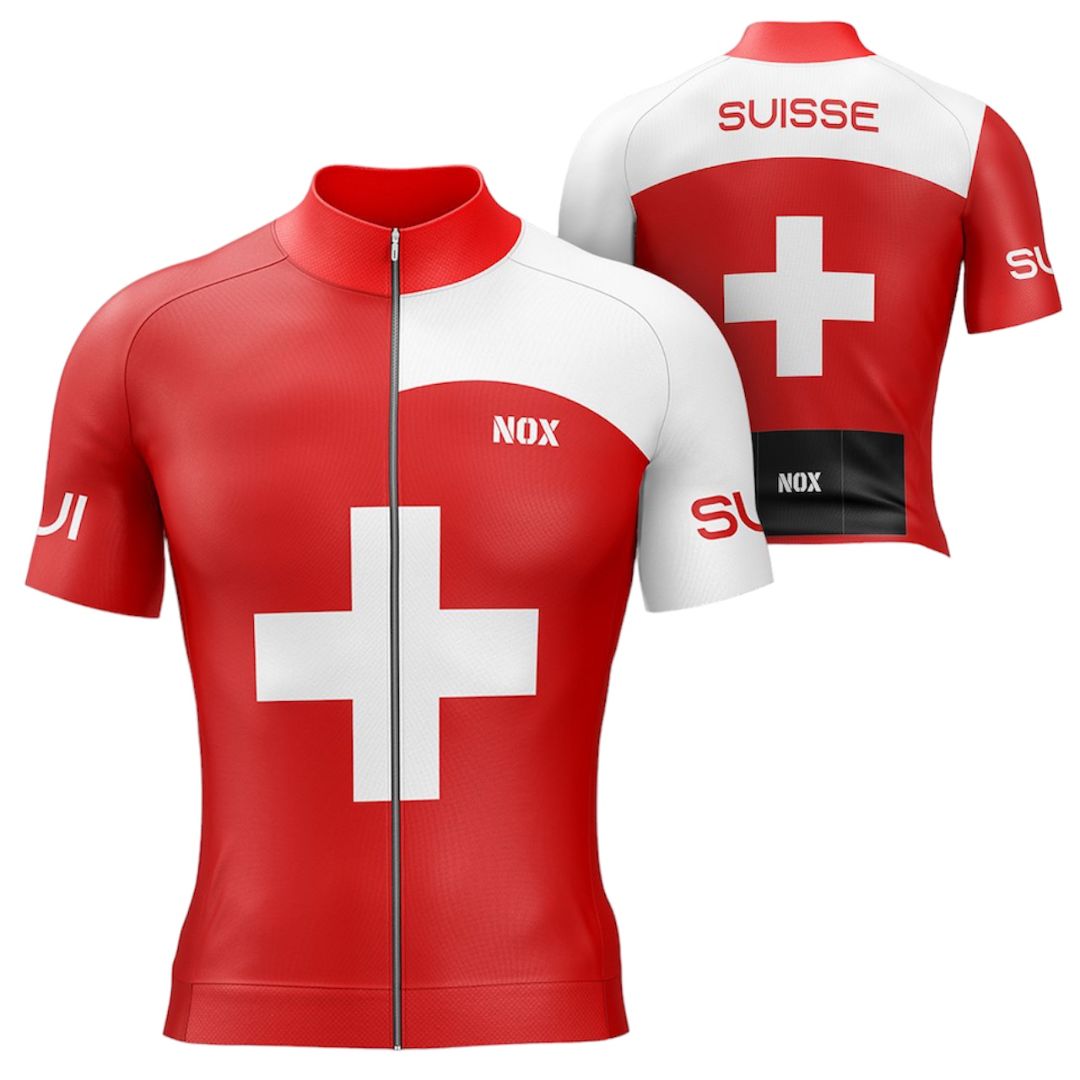 Short Sleeve Cycling Shirt REF. PRO RED