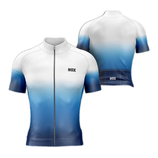 -30% off Camiseta Ciclismo Manga corta. REF AZUL DEGRADE